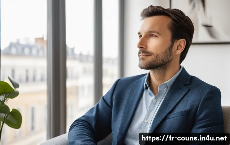 상담심리사와 관련된 최신 블로그 - **Prompt:** "A serene and modern clinical psychology office in a French city. A compassionate female...