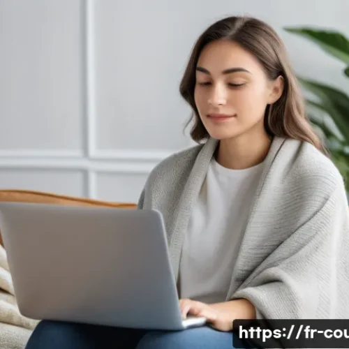 Home 13 상담심리사와 관련된 산업별 전망 - **Prompt:** A serene and comfortably dressed young woman, around 25-30 years old, is sitting on a pl...